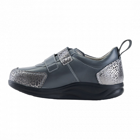 Полуботинки ортопедические Ортомода женские 82389-Х-504 СД серые. Изображение 3 из 4