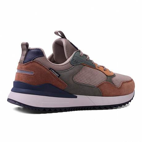 Кроссовки Strobbs мужские C3688-12 бежевый/зеленый. Изображение 3 из 3