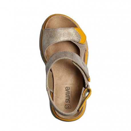 Сандалии Suave Mostar женские 12501VT-7036,1P06,1P06 бежевый/желтый. Изображение 3 из 3