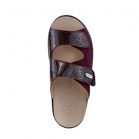 Сабо Dr. Spektor женские 2401-43D-5 бордовый/рептилия. Изображение 4 из 4