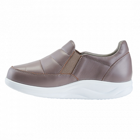 Полуботинки ортопедические Ортомода женские 82380-Х-528 СД серо-коричневые. Изображение 3 из 4